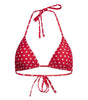 Pink Polka - Halter Bikini Top