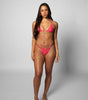 Pink Polka - Halter Bikini Top